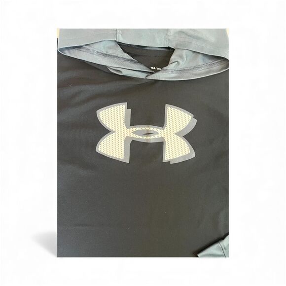 Under-armour Grey Hoodie Youth Kids size M - Picture 2 of 5